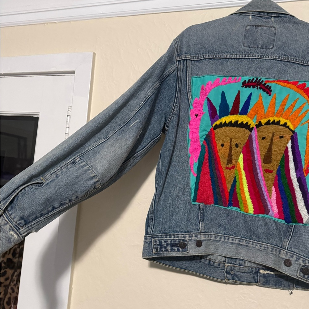 Levi's Big E Internal Sample Denim Trucker Jacket - image 8